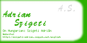 adrian szigeti business card